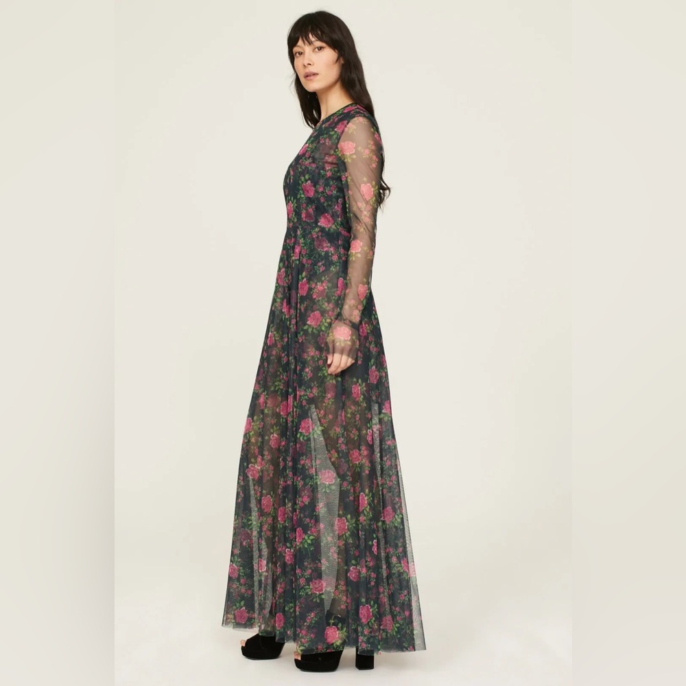 Philosophy di Lorenzo Serafini • All Over Floral Print Long Sleeve Dress Size 4